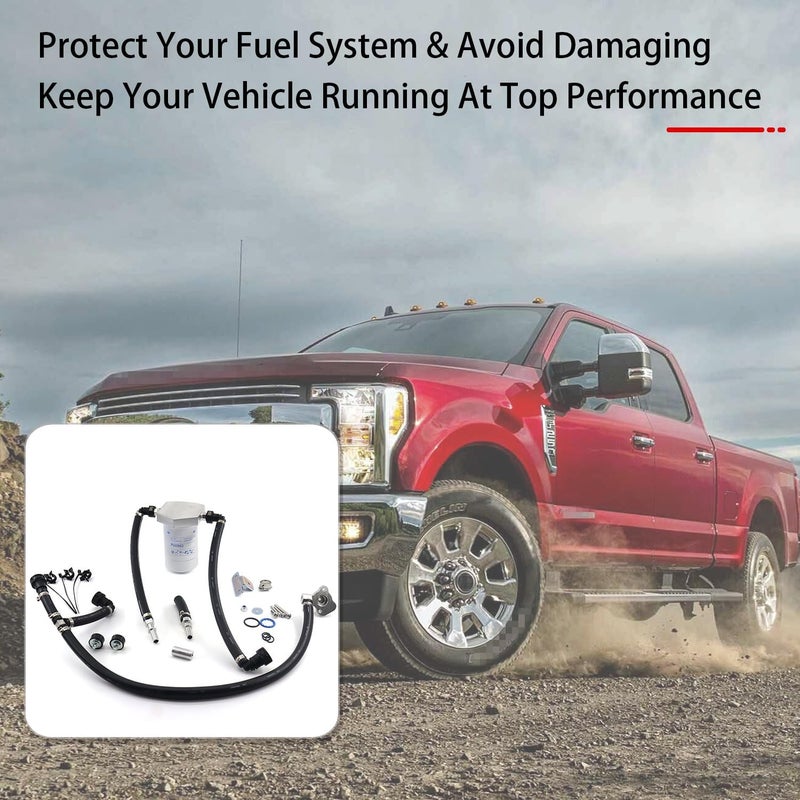 QHHR CP4 Disaster Prevention Bypass Kit Compatible with Ford F250 F350 F450 F550 Super Duty 2011-2025 - 6.7L Powerstroke Diesel Replace# CP4-6.7F-BP-G2.1, 7031190 - Image 4